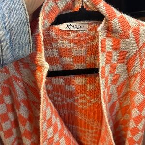 Geometric Cardigan Sweater